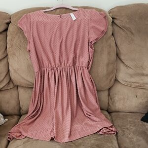 Mauve Womens Tunic With Pockets